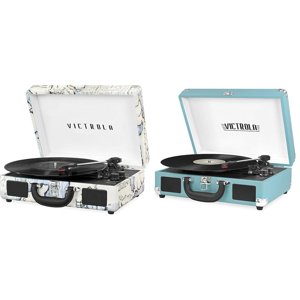 Amazon.com: Victrola Vintage Bluetooth Portable Suitcase Record